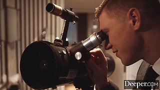 Deeper. Voyeur lives out his kinks through a telescope