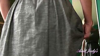 Skyler Upskirt Panty Modeling