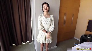 JohnTronX - Gorgeous slim Asian babe from Thailand gets a hard pounding in POV fashion