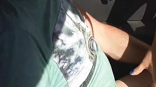 Unknown Teen Masturbates Me in My Car on the Street