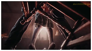 Some Overtime - Ashley Graham gets her butt pounded by Resident Evil Leon Kennedy