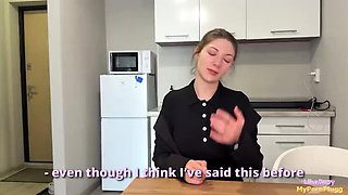 Big Tit BBW Gets Hard Punishment From Boss - Take Off Knickers Or Lose Job!