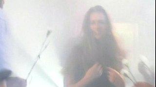 Blonde tight pussy babe solo toy fun in glamour masturbation