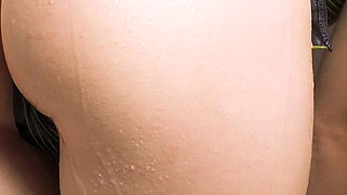 Pawg Amateur Taking A Shower In Sexy Lingerie