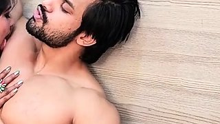 Mexicana blowjob with her big boobs