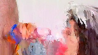 Skinny Milf Swallows Jizz And Piss