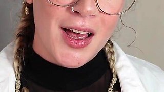 Giantess Scientist Shrinks Her Professor