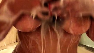 Amateur blondie solo anal masturbation