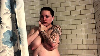 Great Big Boobs On Masturbating Redhead