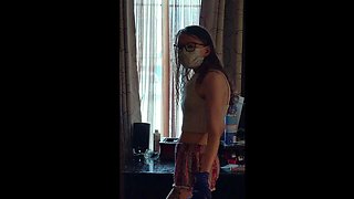 Big ass amateur blonde fucking POV in public