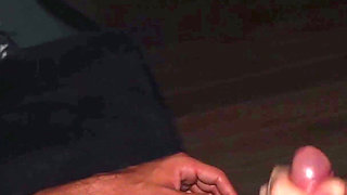 Fuck My Ass with Your Big Dick! a Stranger Fucks a Long-haired Blonde in All Holes at Night!