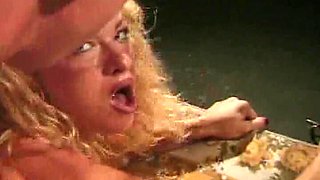 Big Boobed Blonde MILF Sprayed with Jizz After Hot Fuck