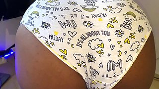 Inteada came to show her new slutty panties