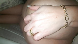 Step mom with big white ass handjob step son dick