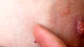 Step Sister Masturbates Pussy While No One Is Home