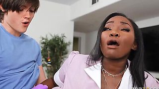 BRAZZERS - My black MILF housewife Osa Lovely get extra money!
