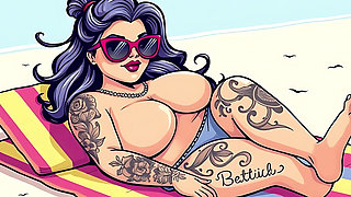 Sexy Tattoo Art Bikini Babes
