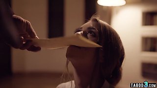 Dirty boss humiliated his very hot young girl secretary slave