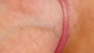 Was Nice Day Swallow His Cum Close up Blowjob