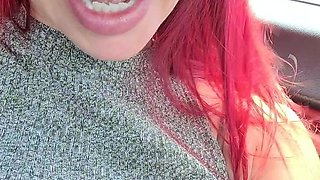 Busty Czech amateur fucks outdoor in public