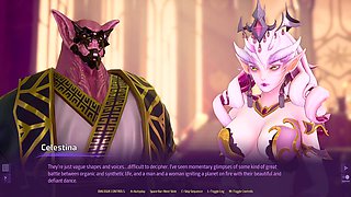 Busty babes in a virtual joystick adventure