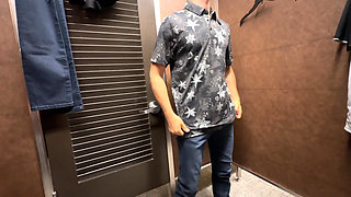 Mall Private Locker Room Cumshot Blowjob Flashing