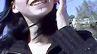 Wet Cunt Fucked by Vibrator on the Beach