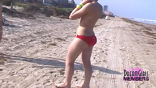 Coeds Get Naked On Texas Beach