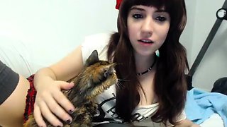Close up teen pussy gaping action