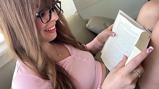 After school creampie with nerdy stepsister Alex Blake in a hot household fantasy with Scott Stark