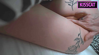 Step son Surprises Rest Step mom in Share Bed, Fucks Sideways while She Holds Breath Till Facial