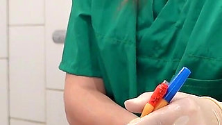 Medfet Catheter Play, Handjob and Imposed Orgasm with Vibrator
