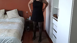 Stepmother Dresses in Erotic Lingerie to Go to the Motel for the First Time with Stepson
