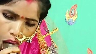 Indian Village Husband N Wife Nude First Night Sex Blowjob Her Nice Face Desi Wife