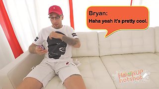Brunette Slut Megan Rain Gags A Lot With A Big Meat! - Full Video