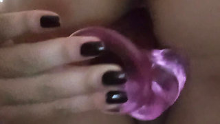 Hot masturbation, Gabriela and her toy
