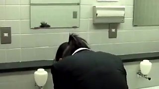 FUCKING IN A BATHROOM STALL