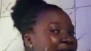 Rowena's Washing up Her Ebony Body