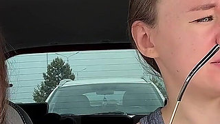 Girls Lick Ass in Mall Toilets & Dressing Rooms