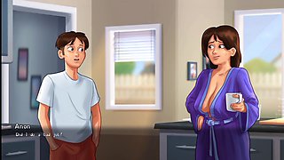 Mom sex tits, animazione 3d, mom son cartoon game