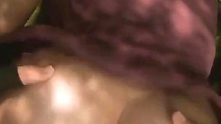 Madruga3d Nympho MILF Intensely Fucking in the Jungle: Outdoor Sex with a Hot, Curvy Ass Swallowing Cum - Intense