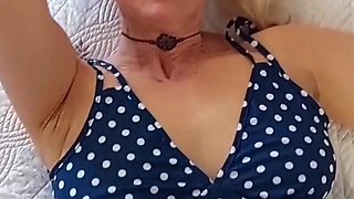 Amateur Blonde Mature Wife Enjoys Half Clothed Sex
