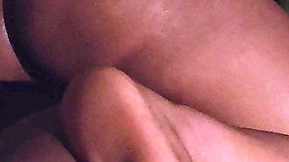 Hot Horny Woman in the Night Riding for Cum Inside.