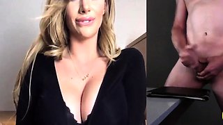 CFNM webcam domina teases wanker