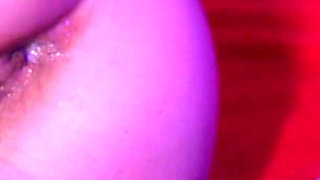 Anal milk enema squirting