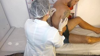 Erection In The Doctors Office
