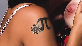 Lotioning Huge Tits