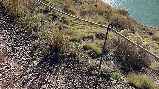 Foot Fetish Outdoor Bridge Crossing
