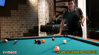 Sucking My Trimmed Pool Teacher's Cock Deep in Her Throat