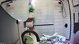 Found Hidden Cam Footage of My Mom Mrs. Joanne Tanner the Real Public Schoolteacher in the Shower on my Dad's Computer 6